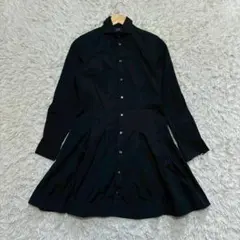 現行 POLO RALPH LAUREN シャツワンピース フレア M相当