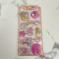 キラキラ ウォーターシール フワフワらびちゃん ウォーターインシール 正規品