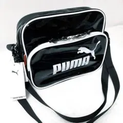 【新品】 PUMA プーマ ショルダーバック ブラック エナメル