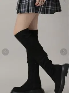 スエード　ロングブーツ　Mサイズ