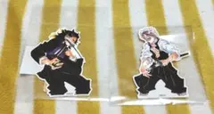 鬼滅の刃 不死川実弥 玄弥  ダイカットステッカー ２種類セット バラ売り✕