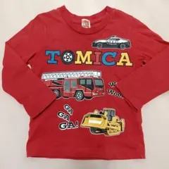 ni_様専用　2点セット　パトカー　消防車　長袖 ロンT　車好き　赤 90