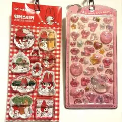韓国限定 マイメロディ ウォーターシール 50周年 ＋マイメロうるちゅるシール