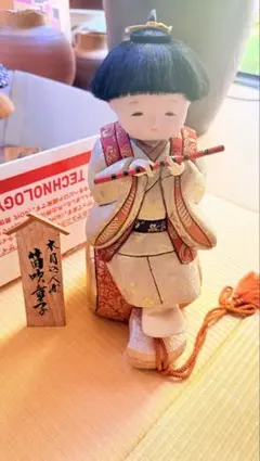 舞妓人形 おはこび 木彫 郷土玩具 置物 - メルカリ