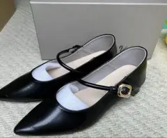 ORiental TRaffic ポインテッドトゥストラップバブーシュ パンプス