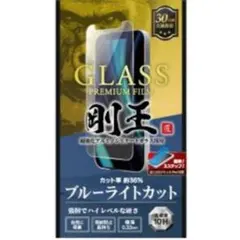 新品 iPhone12mini ガラスフィルム 剛王 ケース