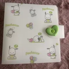 ポチャッコ 収納ファイル　缶バッジ　グッズ収納ファイル32ポケット