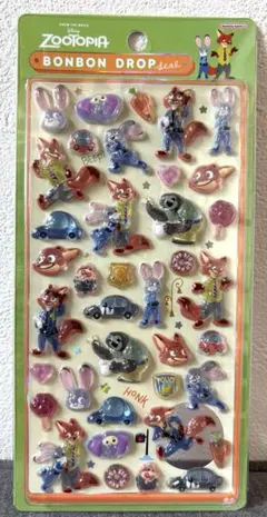 【正規品・新品】ボンボンドロップシール　ディズニー第二弾ズートピア　【即日発送】