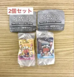 スヌーピー　PEANUTS ビスケットミニチュアチャーム　2個セット