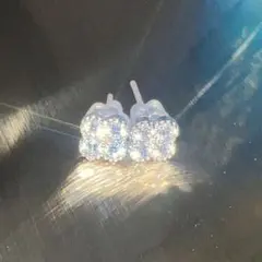 フラワーモチーフ ピアス 両耳用