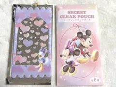 ミッキー＆フレンズ シークレットポーチ クリア キーホルダータイプ　デイジー