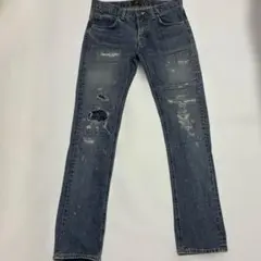 semantic design クラッシュデニムパンツ Y2K B-1094 - メルカリ