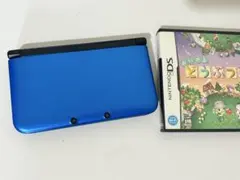 【動作品・ソフト付き】ニンテンドー 3DS LL 本体 ブルー ブラック 黒