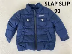 【SLAP SLIP】 ネイビー 中綿ダウンコート サイズ90