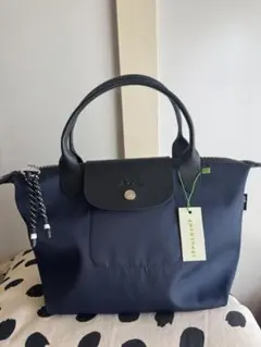 LONGCHAMP ハンドバッグ ネイビー -S