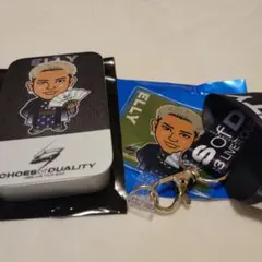 三代目　ELLY　2種セット　縁日　スライド缶　フォンタブ付きネックストラップ