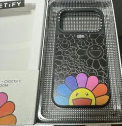 ケースティファイ iPhone17pro用 スマイル レインボー スマホケース