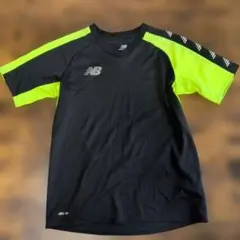 New Balance プラクティスシャツ ブラック×イエローのサムネイル