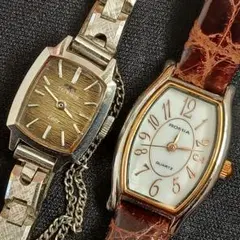 TECHNOS テクノス ROMIA ロミア レディース 腕時計　2本 ジャンクのサムネイル