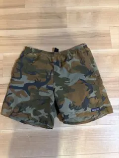 16年限定モデル Patagonia パタゴニア バギーズショーツ カモフラ柄