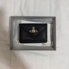 Vivienne Westwood 三つ折り財布 ブラックxシルバー 新品未使用 - メルカリ