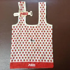 アポロ いちご・ひげ柄バッグ