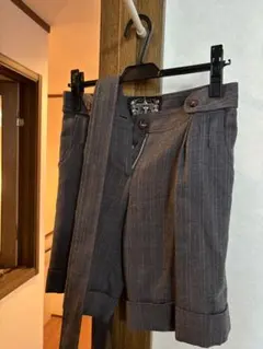 JAMES COVELLO ストライプショートパンツ グレー　サイズ1