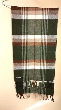 グリーンチェックマフラー made in W. Germany