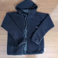 adidas フリースパーカー A/XS 黒