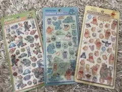 Disney ボンボンドロップシール3枚セット