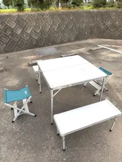 コールマン　ファミリーベンチセット 中古品　廃盤品　美品 Yahoo!オークション -「coleman コールマン ファミリー ベンチ