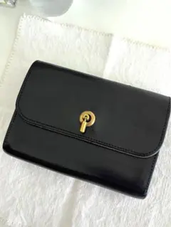 SOW&SEW 本革 プエブロ ギャルソンウォレット 黒