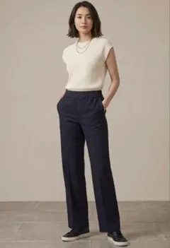 【期限付き⚠️】〜美品〜M・fil カジュアルパンツ 黒のサムネイル