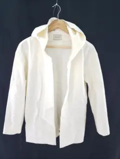 UNITED ARROWS フーデッド ノーカラージャケット ホワイト系のサムネイル