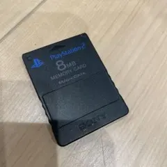 SONY PS2用メモリーカード 黒 DVDプレーヤー入り 純正品