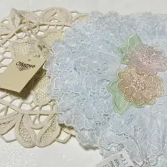 近沢レースドイリーと、日本製レースミニポーチ【２点セット】未使用品タグ付き