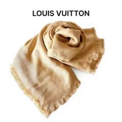 LOUIS VUITTON ルイヴィトン モノグラム シャイン ストール シルク