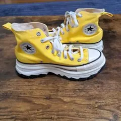 美品♪CONVERSE ALL STAR ♪トレックウェーブ♪ハイカット厚底