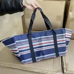 大容量 エコバッグ 買い物バッグ 収納バッグ キャンプ ピクニック アウトドア