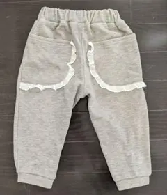 バースデー フリル付きポケットのスウェットパンツ