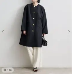 Traditional Weatherwear ネイビーコート 美品のサムネイル