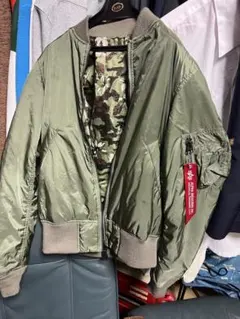 ALPHA INDUSTRIES MA-1 フライトジャケット オリーブグリーン