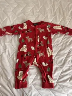 H&M クリスマス柄 ロンパース　62センチ