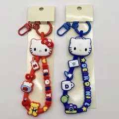 ハローキティ ダニエル サンリオキャラクター大賞 ラバーコードキーホルダー