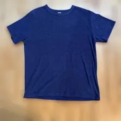 【美品】ウエアハウス インディゴ ヘンリーネック Tシャツ L ムラ糸天竺 美品】ウエアハウス インディゴ ヘンリーネック Tシャツ L ムラ糸天竺