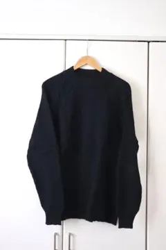YASHIKI ヤシキUmiiro Knit Polo BLACK 2 YASHIKI ヤシキUmiiro Knit Polo BLACK 2 - メルカリ