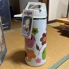 昭和レトロ 日本製 魔法瓶 ポット 2.2L レバーポット お茶ポット 
