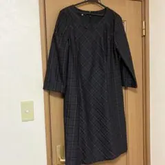 ローラアシュレイ ひざ丈ワンピース