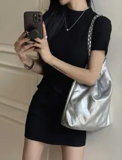 SHEIN DAZY ワンピース　黒　ボディコンワンピース