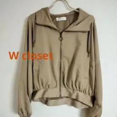 ★再値下げ　W closet 　フード付き ジャケット ブルゾン　美品